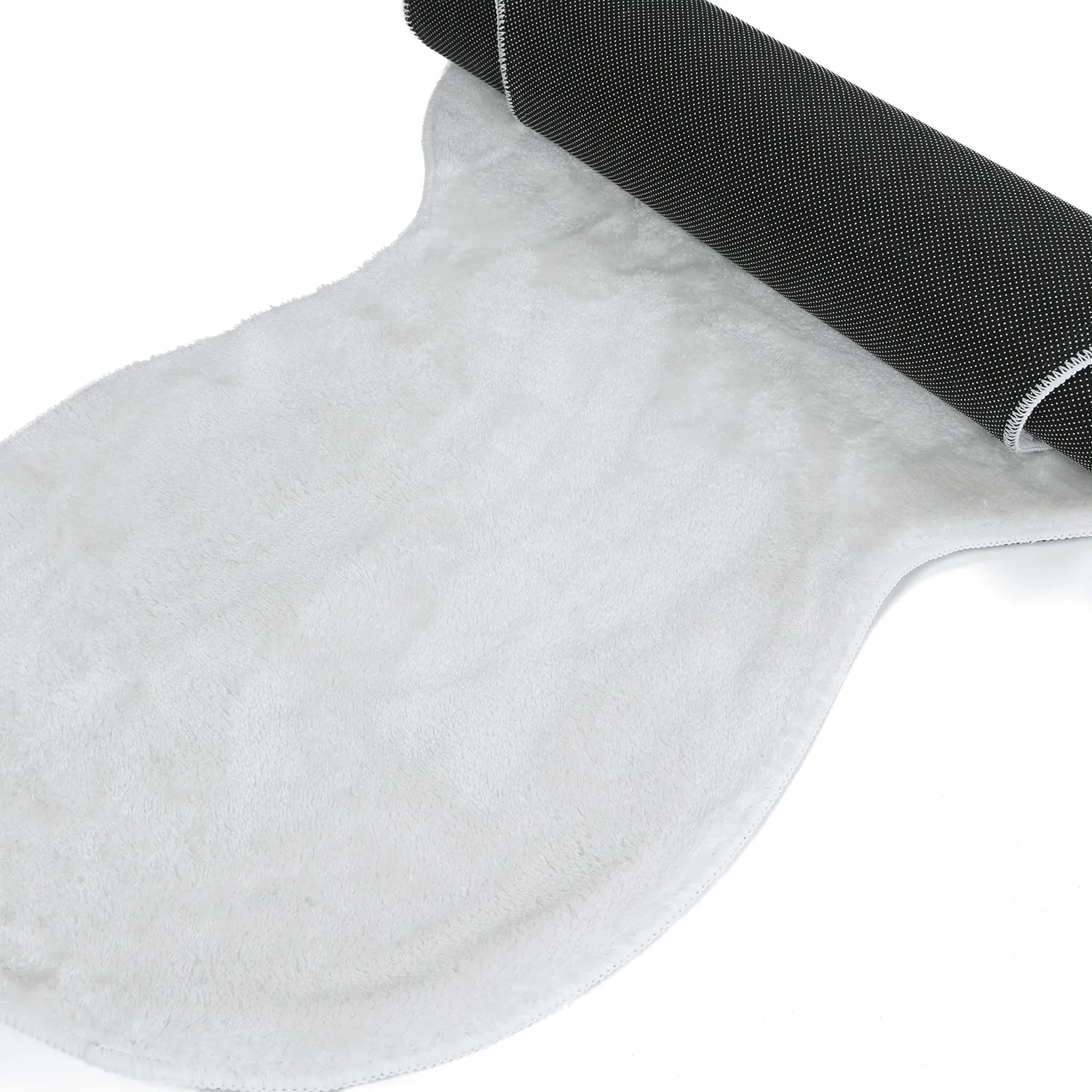 Alfombra Pasillera Ondulada - Aranga Super Soft Fur (blanco)