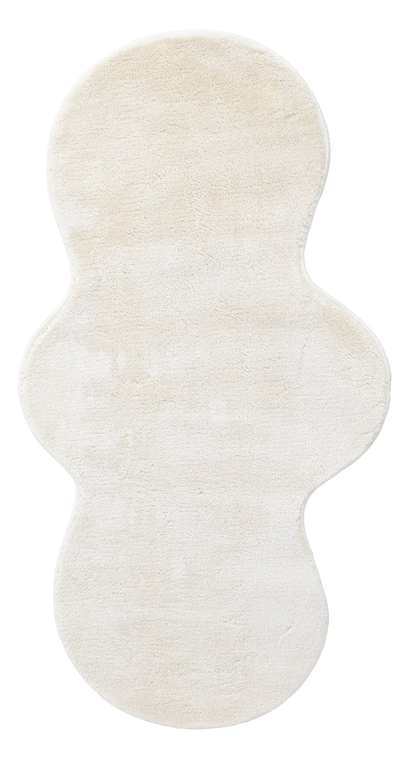 Alfombra Pasillera Ondulada - Aranga Super Soft Fur (beige)
