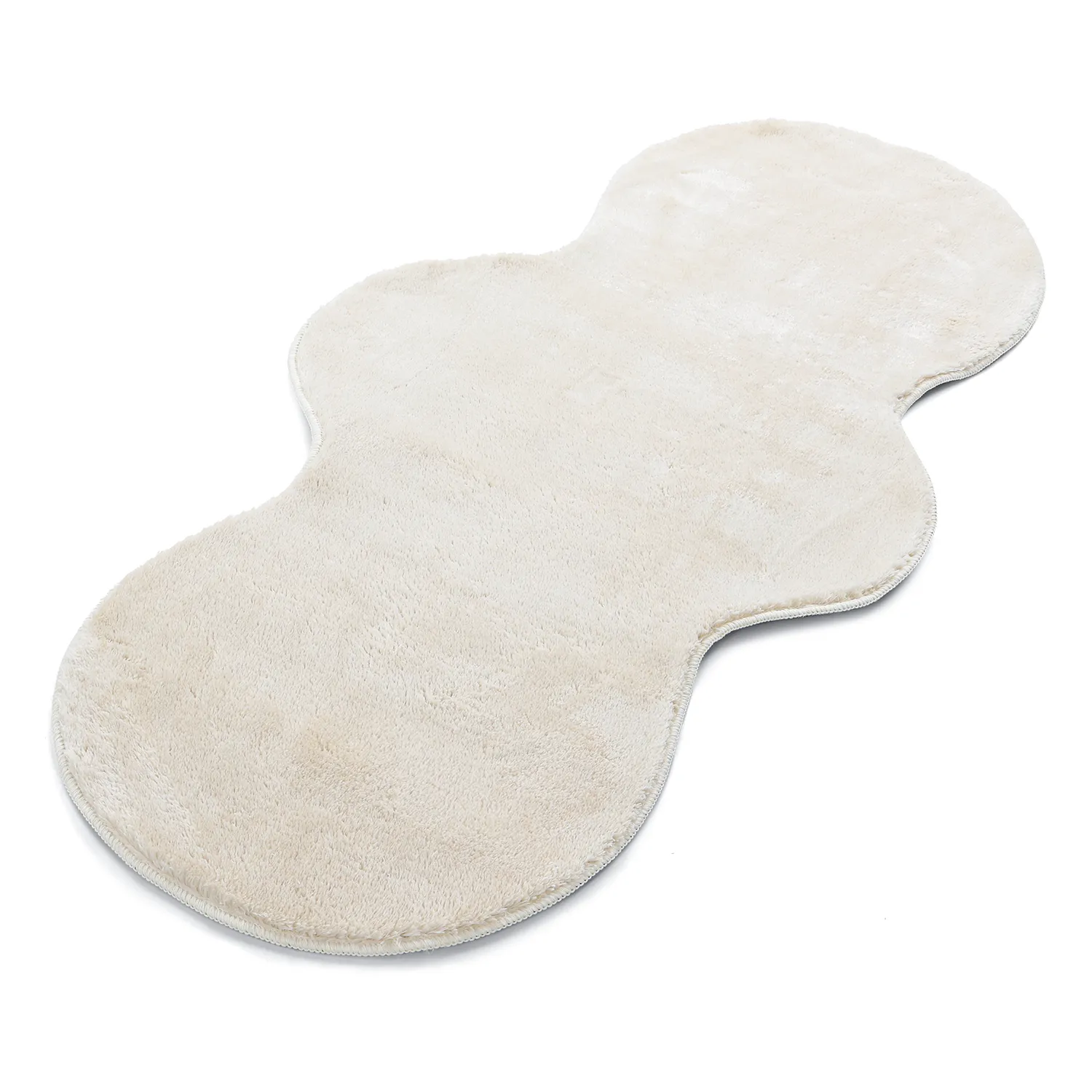 Alfombra Pasillera Ondulada - Aranga Super Soft Fur (beige)