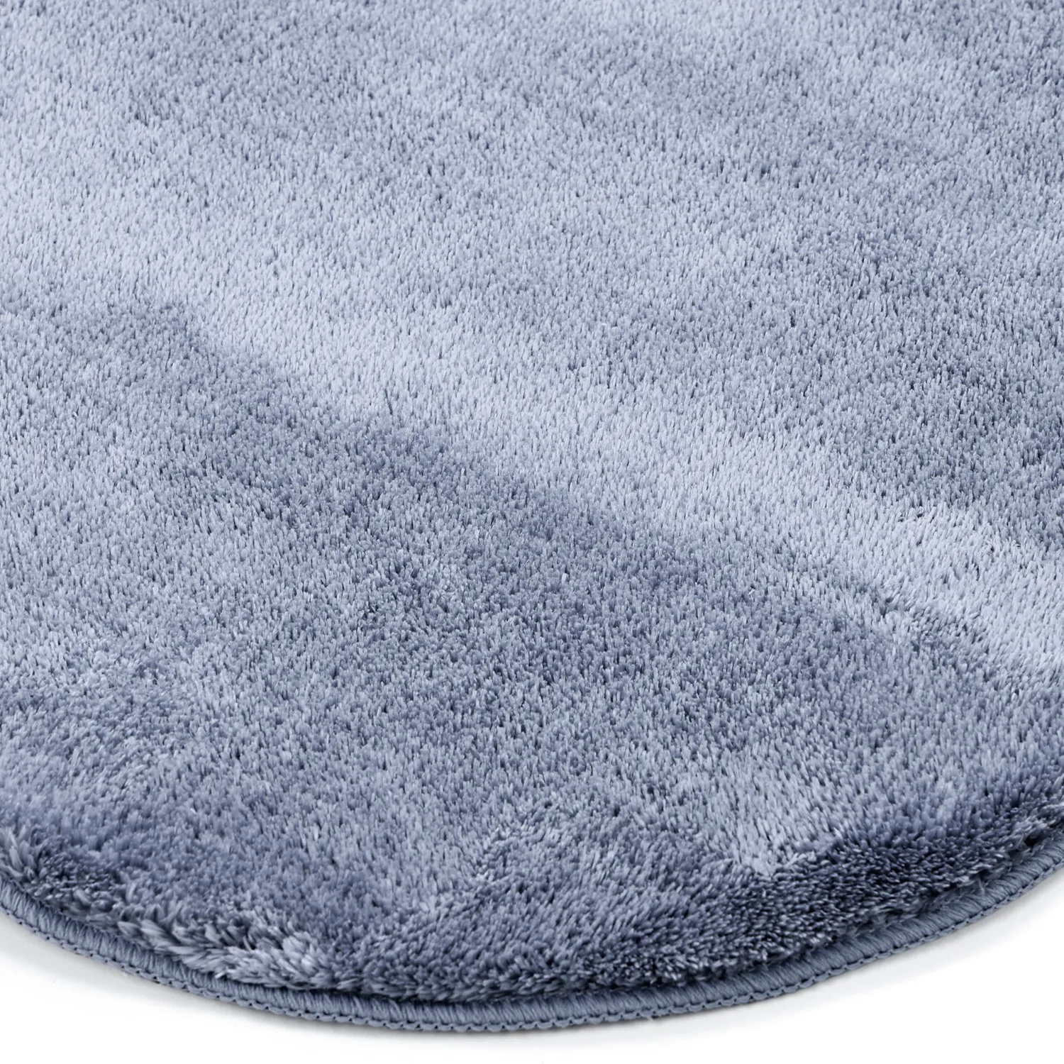 Alfombra Pasillera Ondulada - Aranga Super Soft Fur (azul acero)