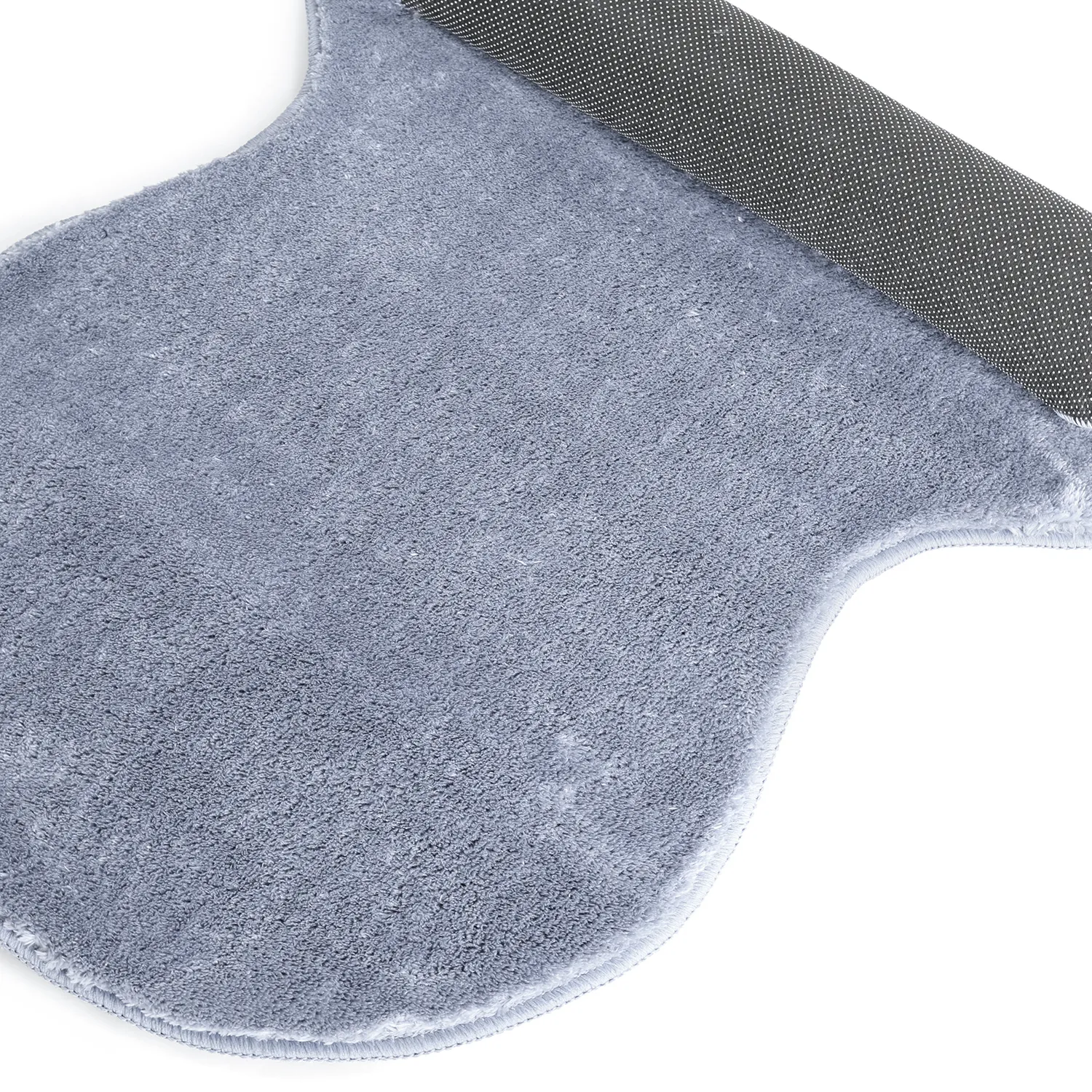 Alfombra Pasillera Ondulada - Aranga Super Soft Fur (azul acero)