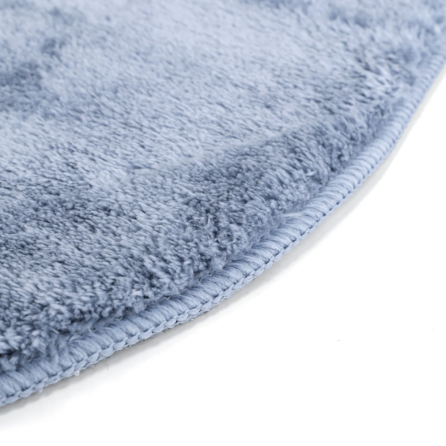 Alfombra Pasillera Ondulada - Aranga Super Soft Fur (azul acero)