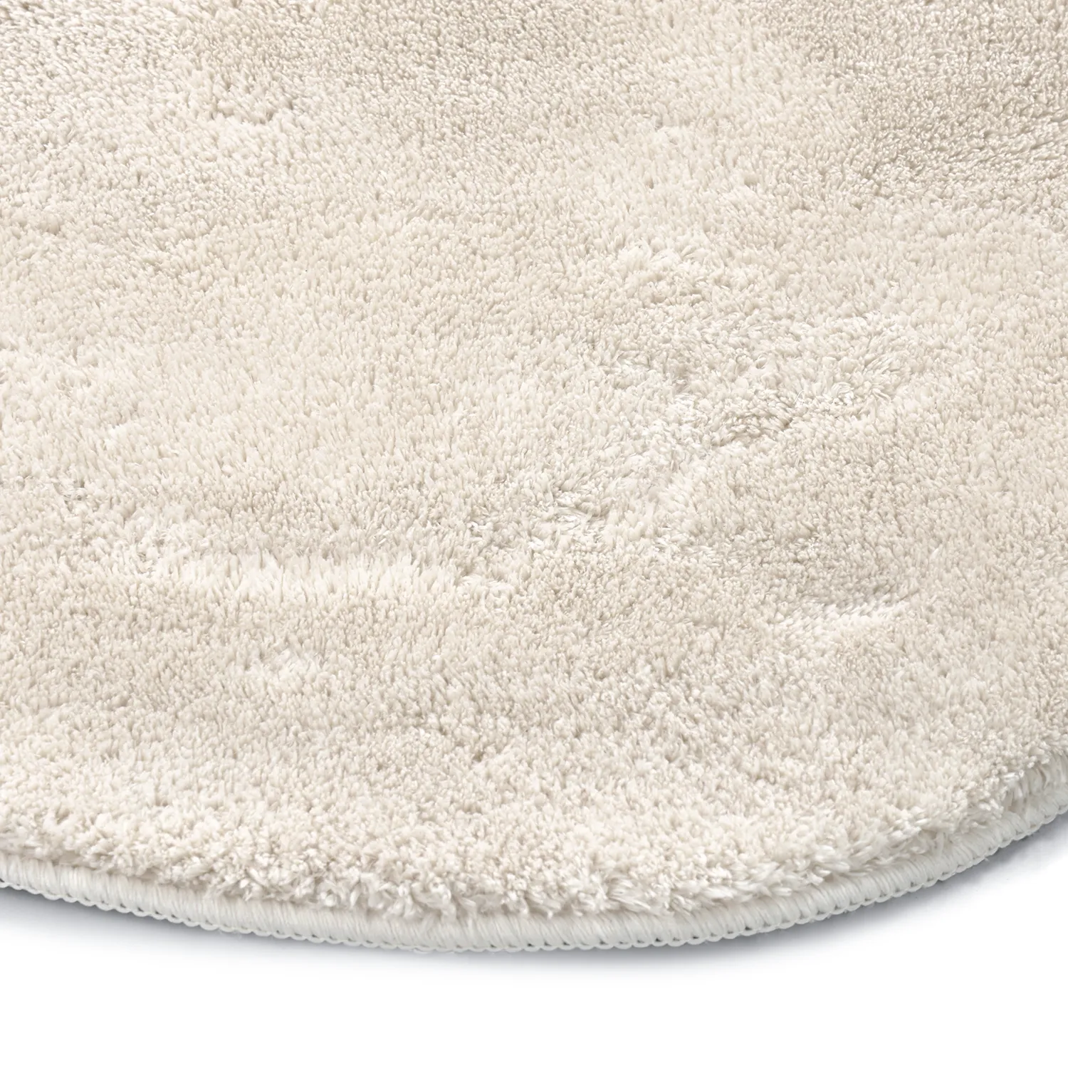 Alfombra Redonda Ondulada - Aranga Super Soft Fur (beige)