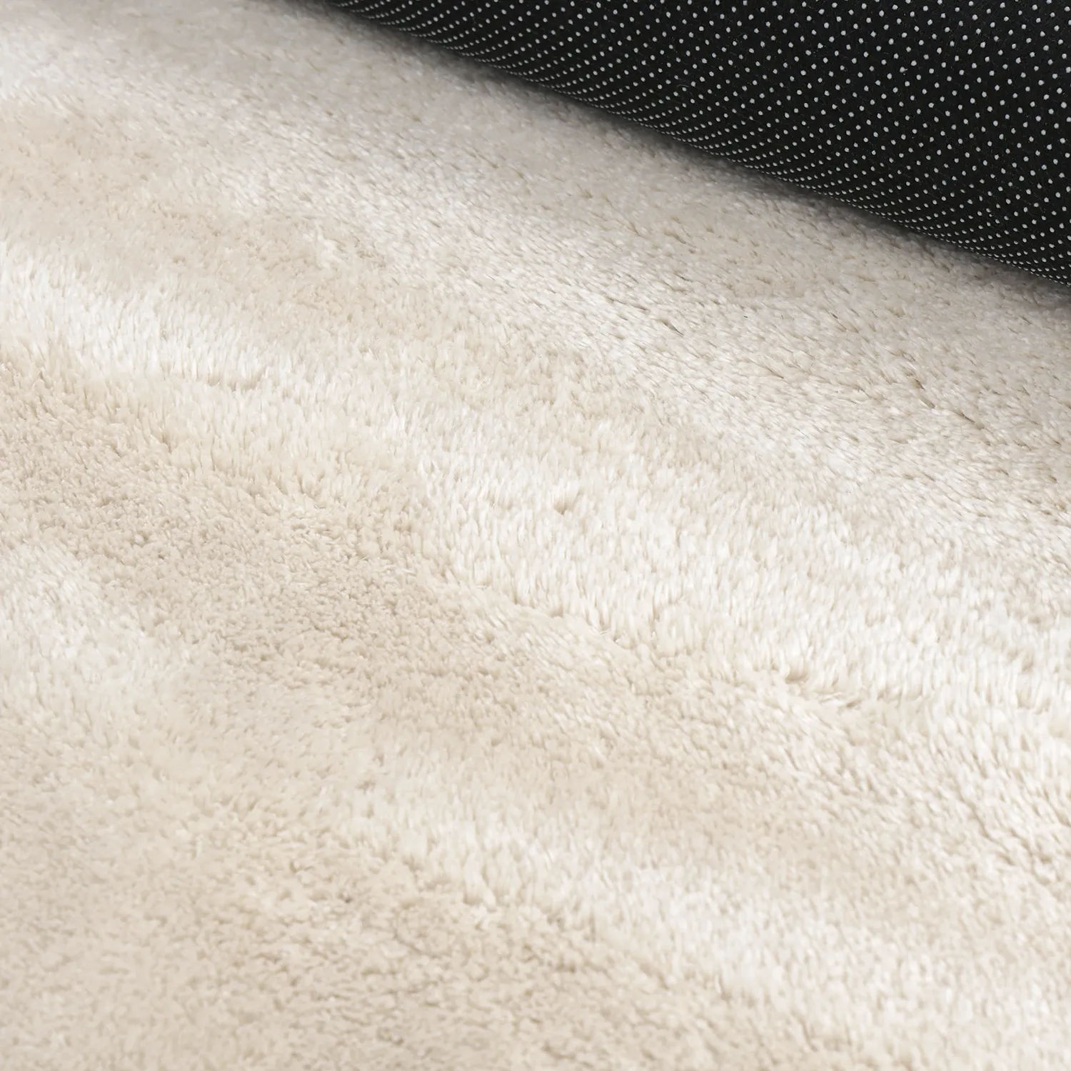 Alfombra Redonda Ondulada - Aranga Super Soft Fur (beige)