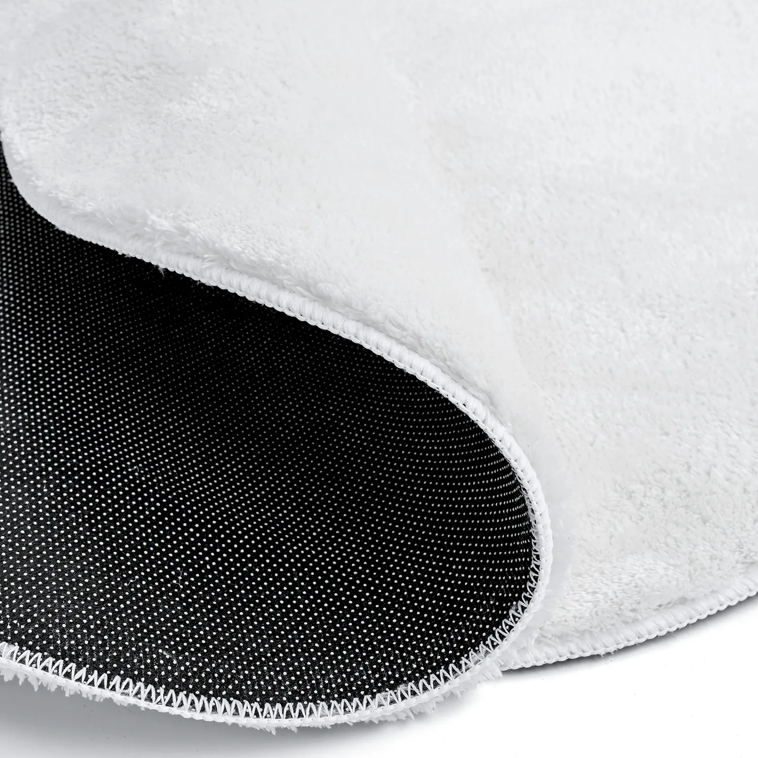 Alfombra Redonda Ondulada - Aranga Super Soft Fur (blanco)