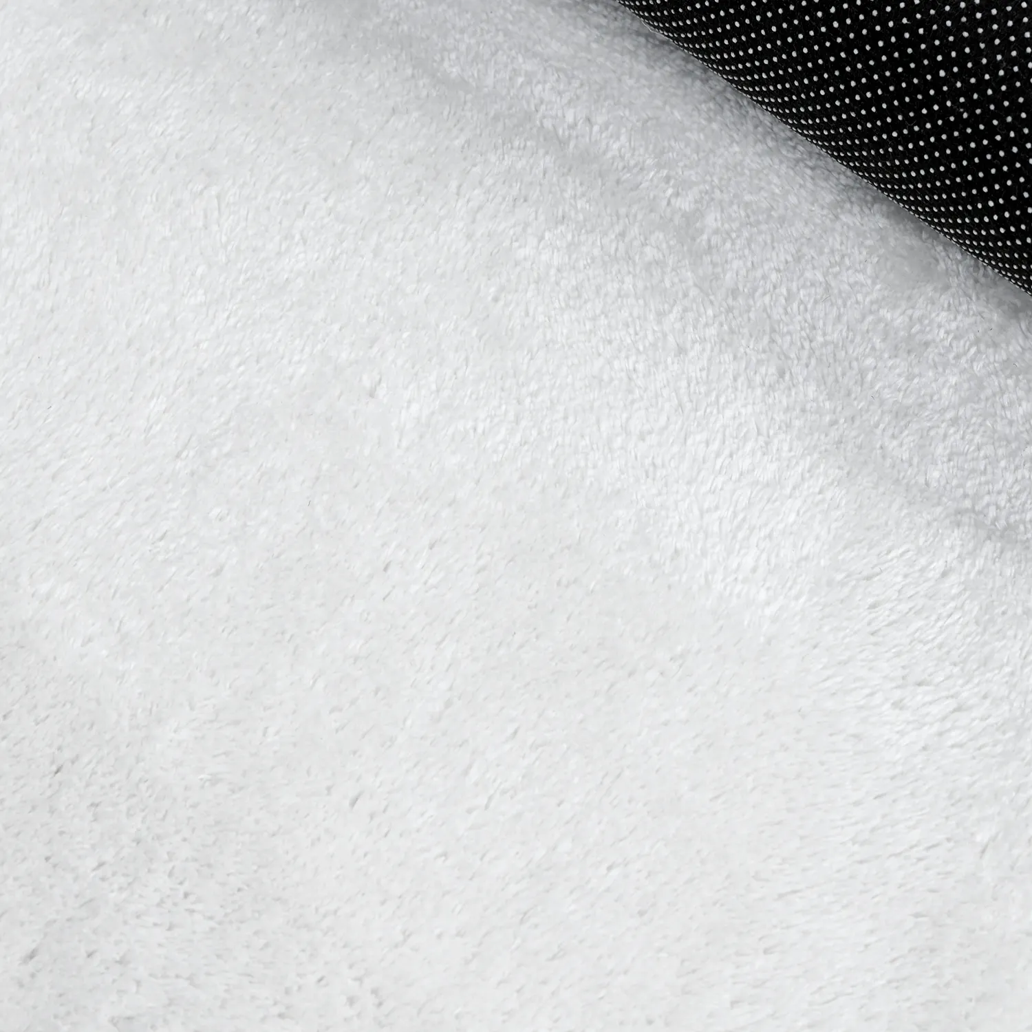 Alfombra Redonda Ondulada - Aranga Super Soft Fur (blanco)