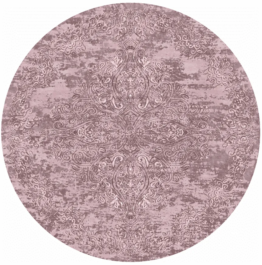 Alfombras redondeadas - Valenza (rosa)