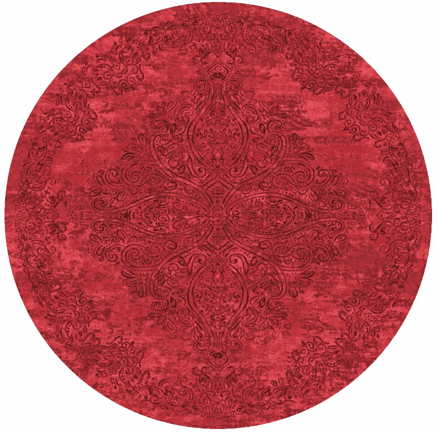 Alfombras redondeadas - Valenza (rojo)