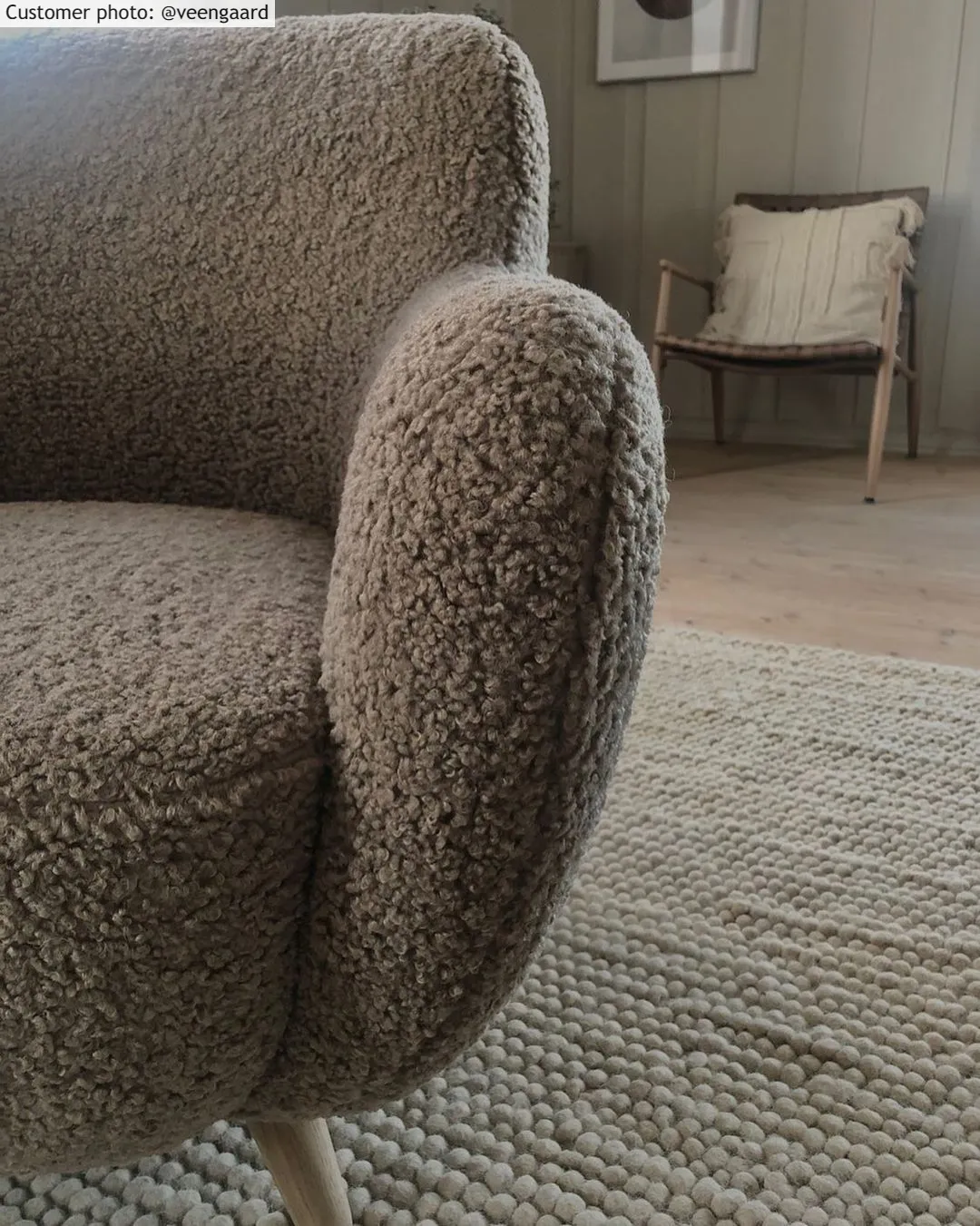 Alfombras redondeadas - Avafors Wool Bubble (beige)