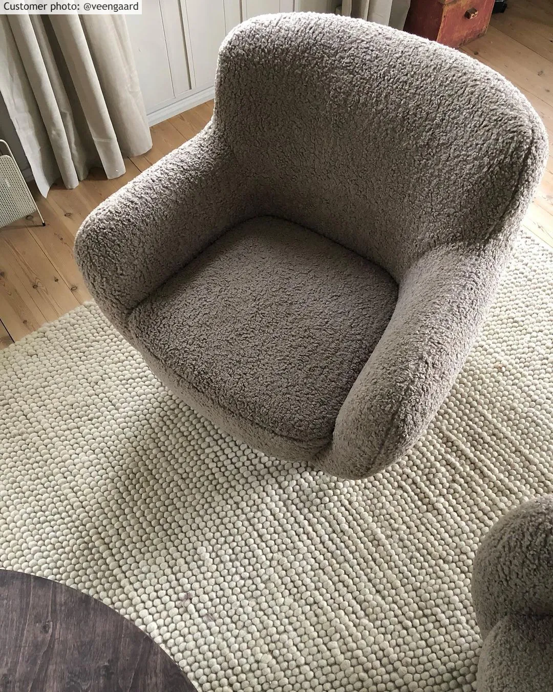 Alfombra de Lana - Avafors Wool Bubble (beige)