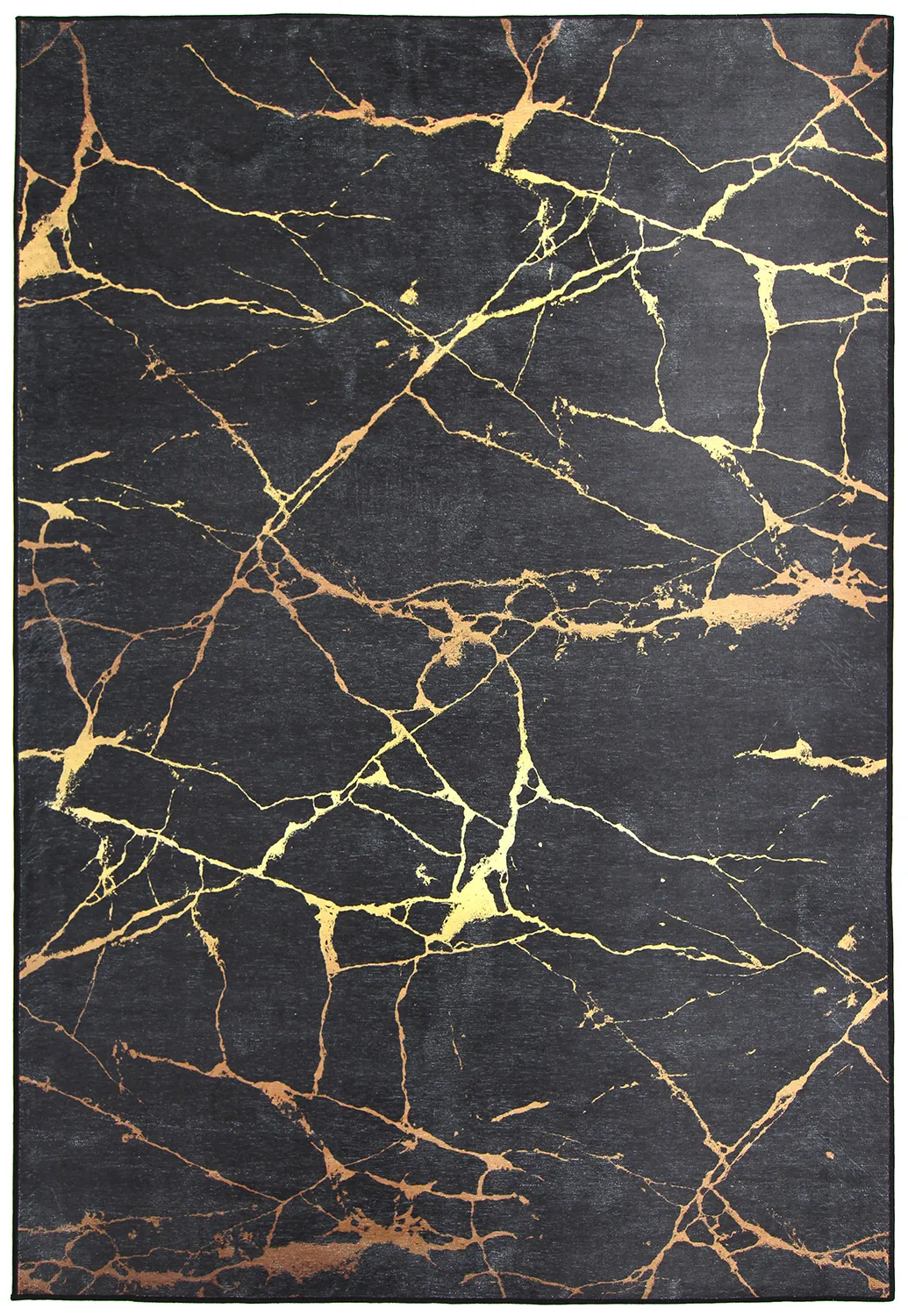 Alfombra Wilton - Vieste (antracita/oro)