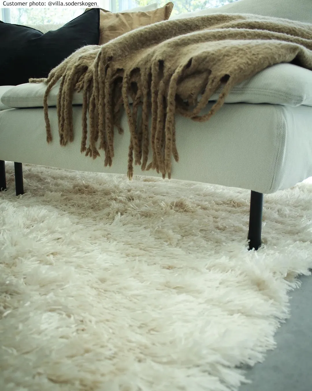 Alfombras de pelo largo - Janjira (offwhite)