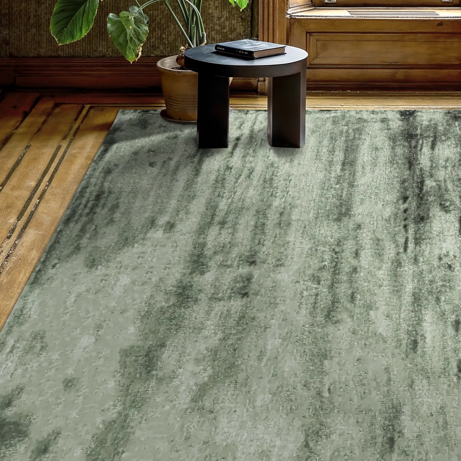 Alfombra de Viscosa - Jodhpur Special Luxury Edition (verde)