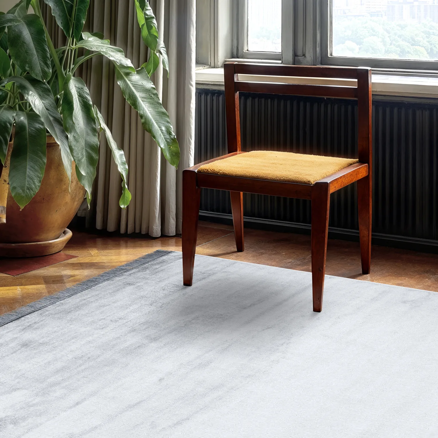 Alfombra Wilton - Art Silk (azul claro)