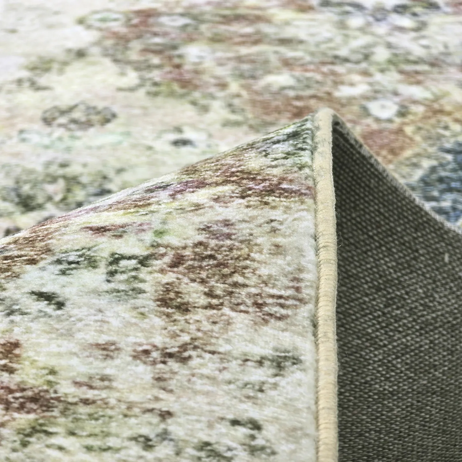 Alfombra Wilton - Bohemia (verde/multicolor)