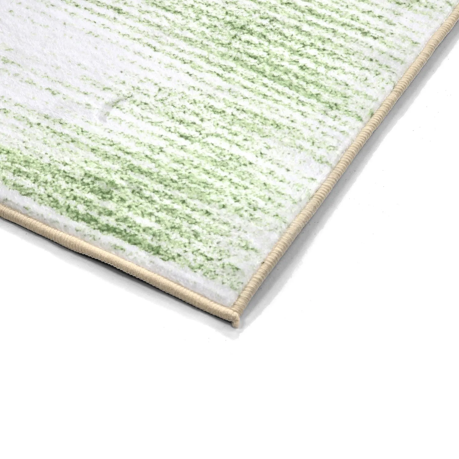 Alfombra Wilton - Cara (verde claro/beige)