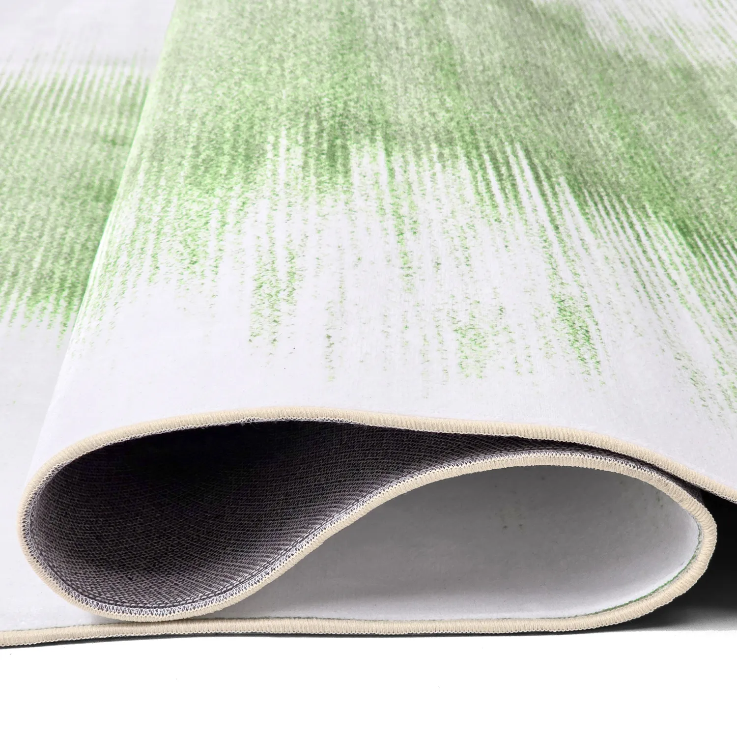 Alfombra Wilton - Cara (verde claro/beige)