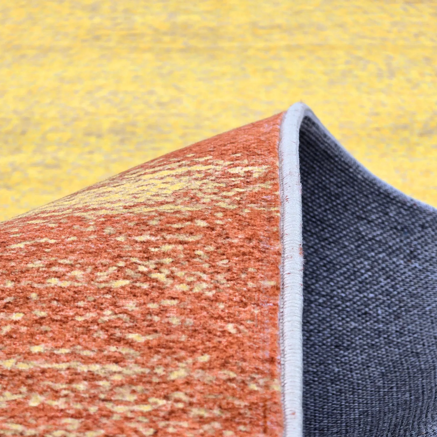 Alfombra Wilton - Cara (naranja/amarillo)
