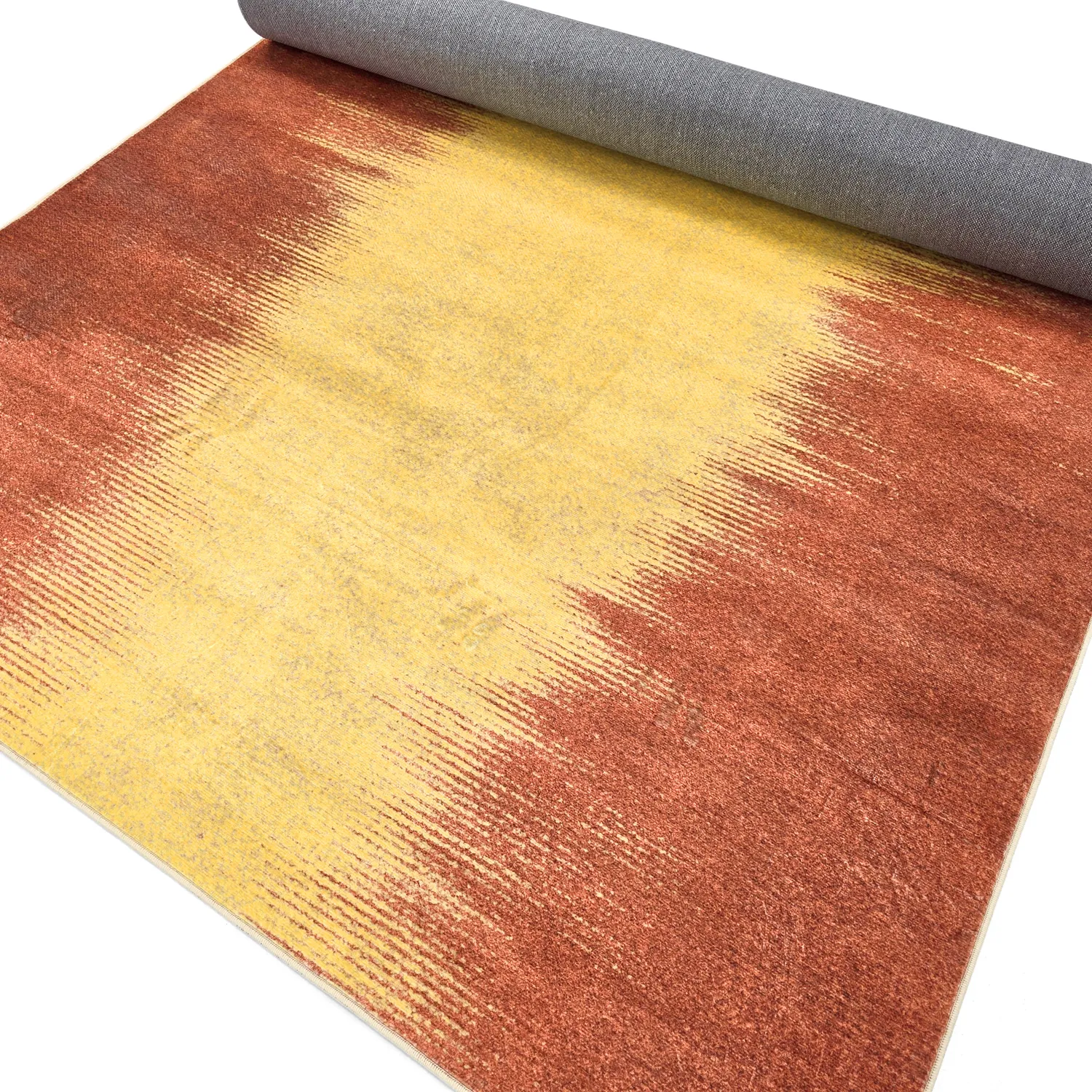 Alfombra Wilton - Cara (naranja/amarillo)