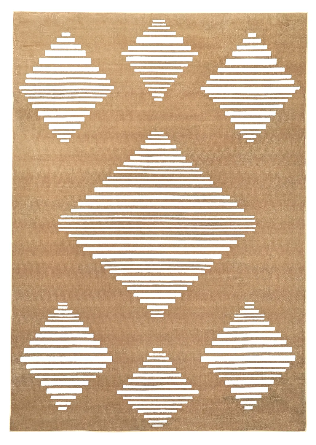 Alfombra Wilton - Carmen (marrón/blanco)