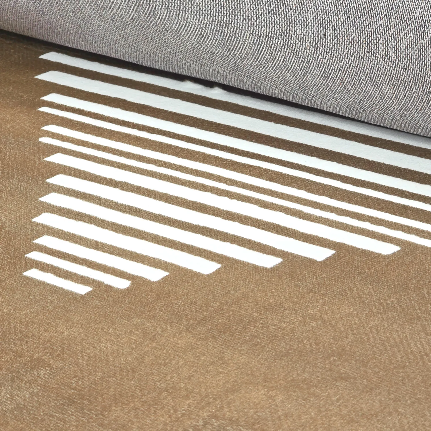 Alfombra Wilton - Carmen (marrón/blanco)