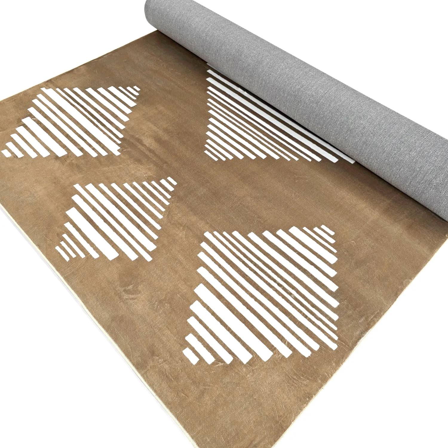 Alfombra Wilton - Carmen (marrón/blanco)