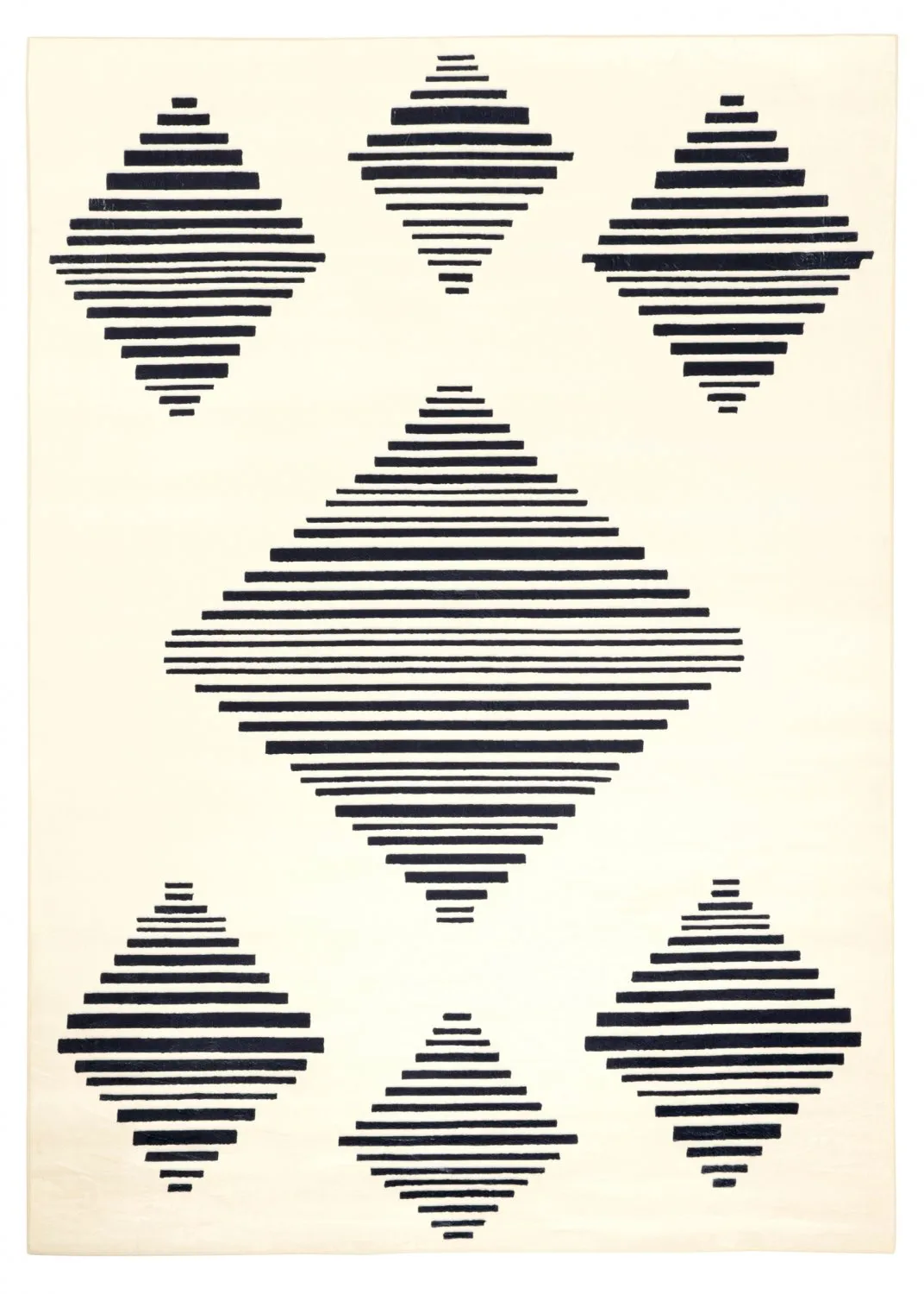 Alfombra Wilton - Carmen (crema/negro)