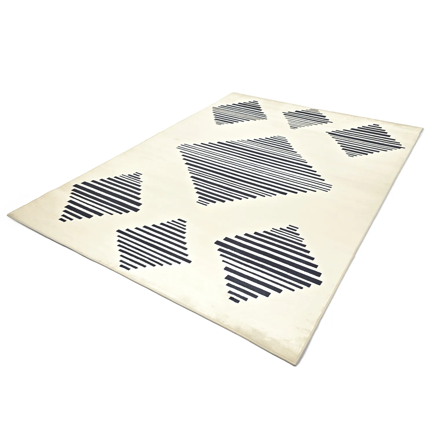 Alfombra Wilton - Carmen (crema/negro)