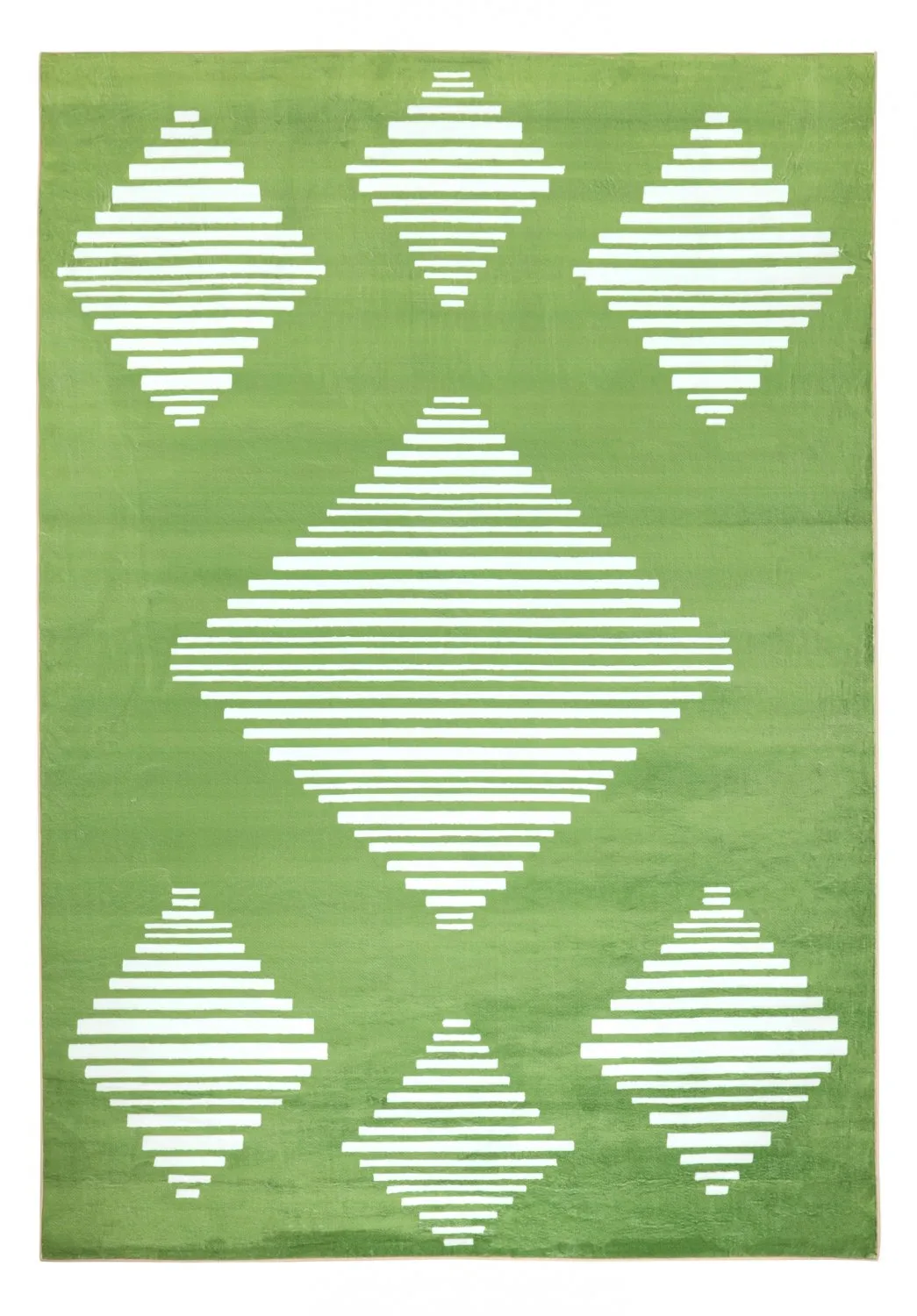 Alfombra Wilton - Carmen (verde/blanco)