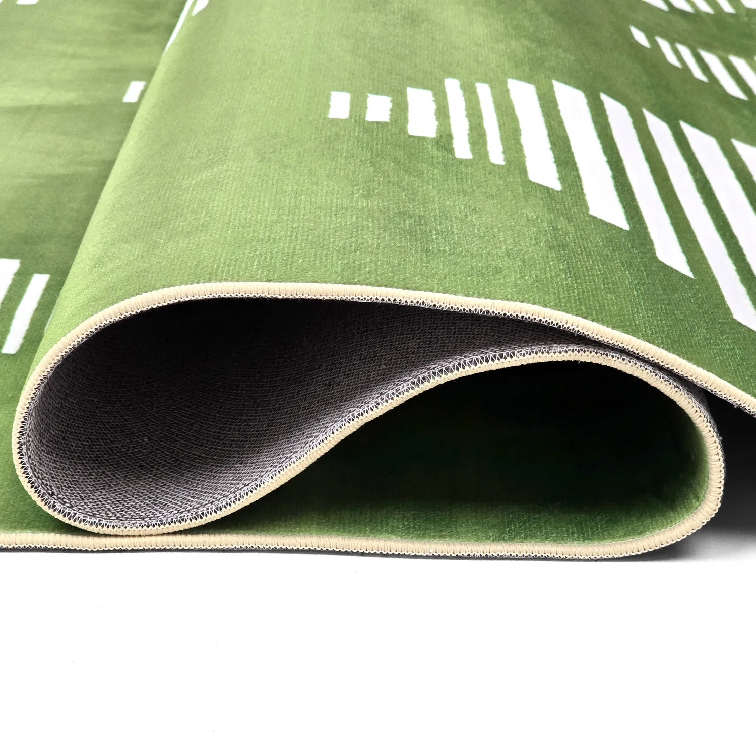 Alfombra Wilton - Carmen (verde/blanco)