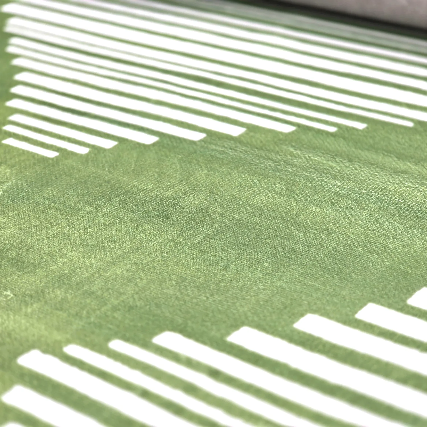 Alfombra Wilton - Carmen (verde/blanco)