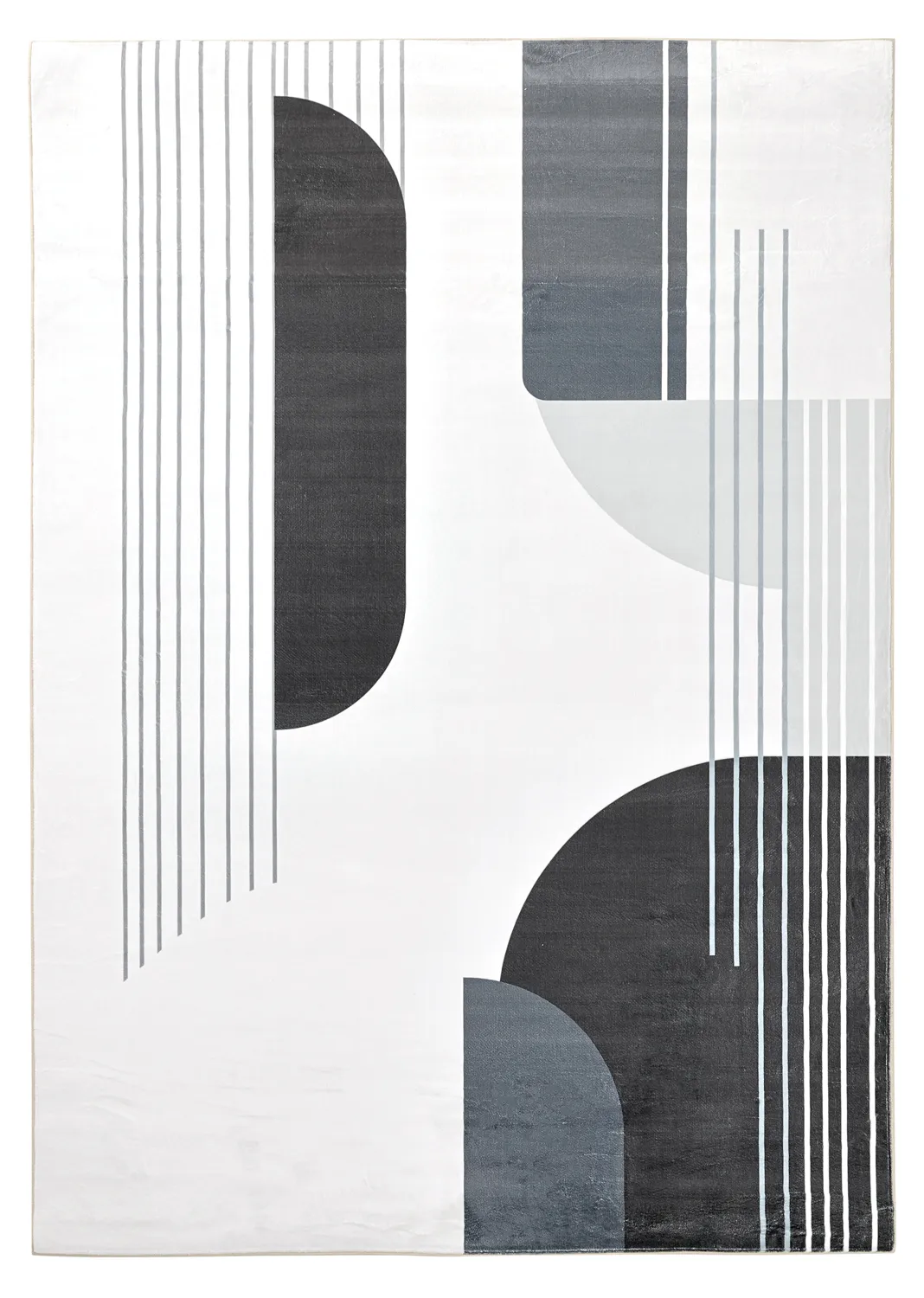 Alfombra Wilton - Delft (blanco/gris/negro)