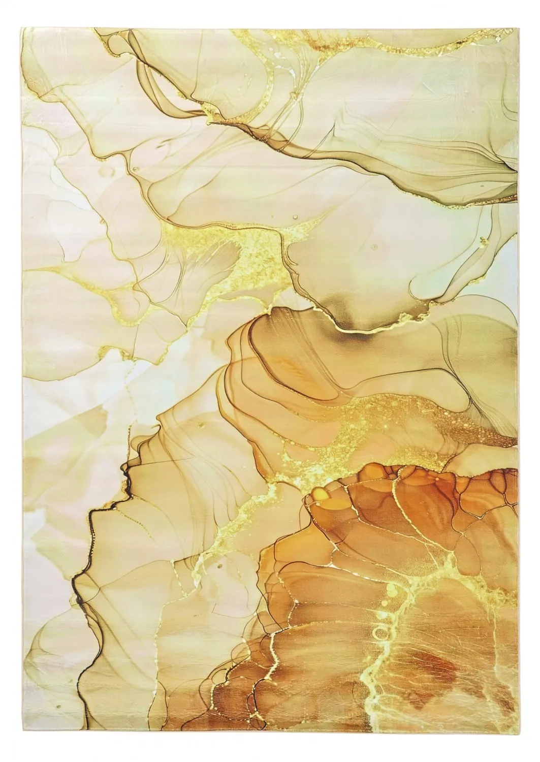 Alfombra Wilton - Etienne (beige/dorado)