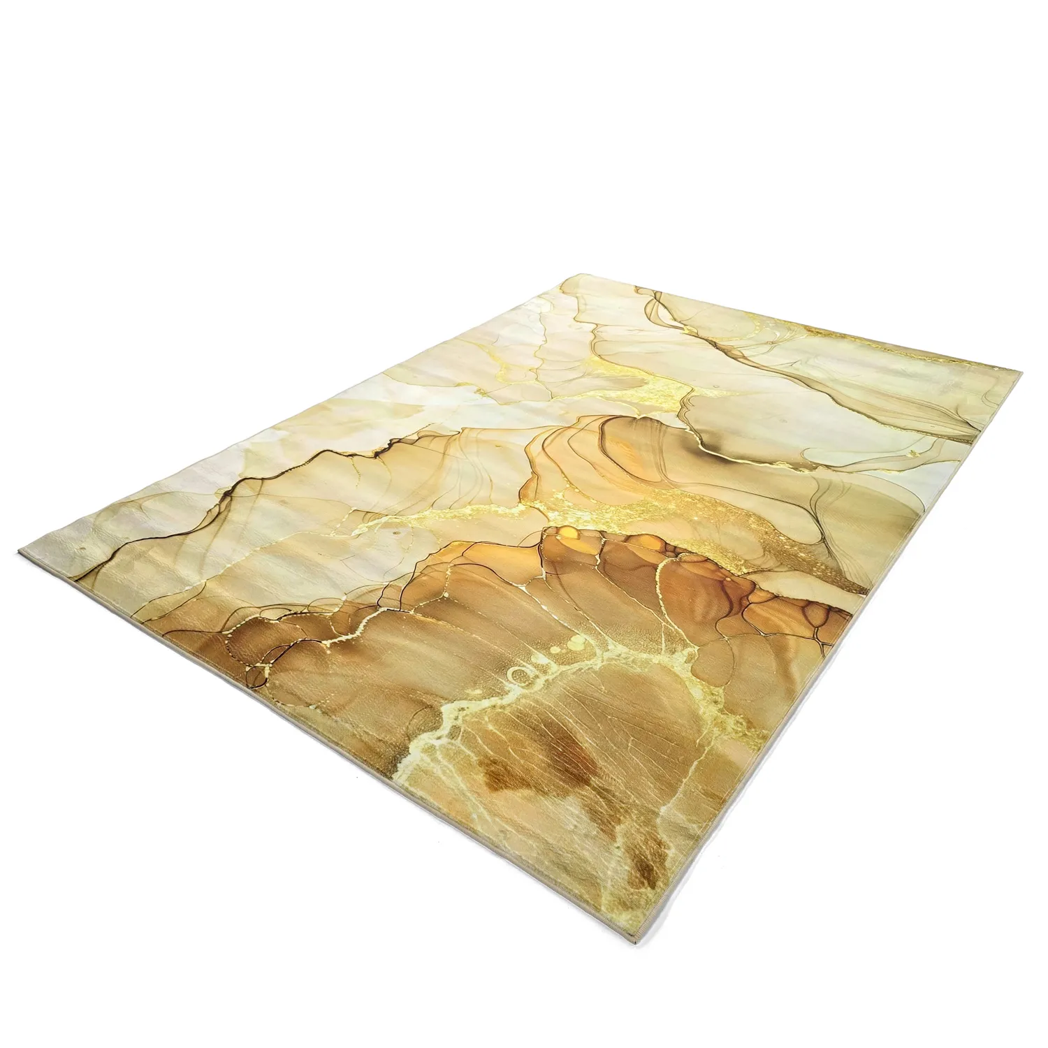 Alfombra Wilton - Etienne (beige/dorado)