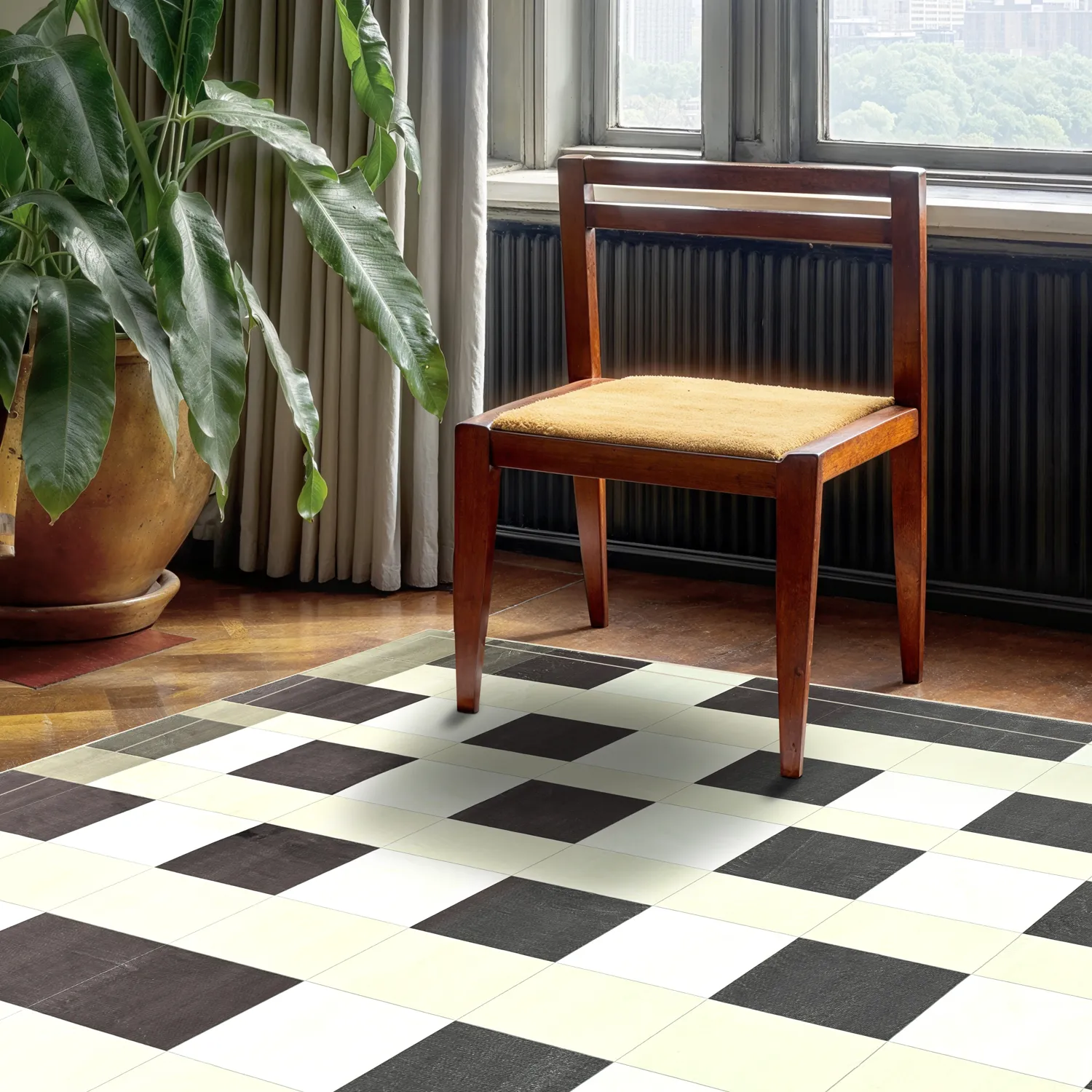 Alfombra Wilton - Ferro (marrón/crema)