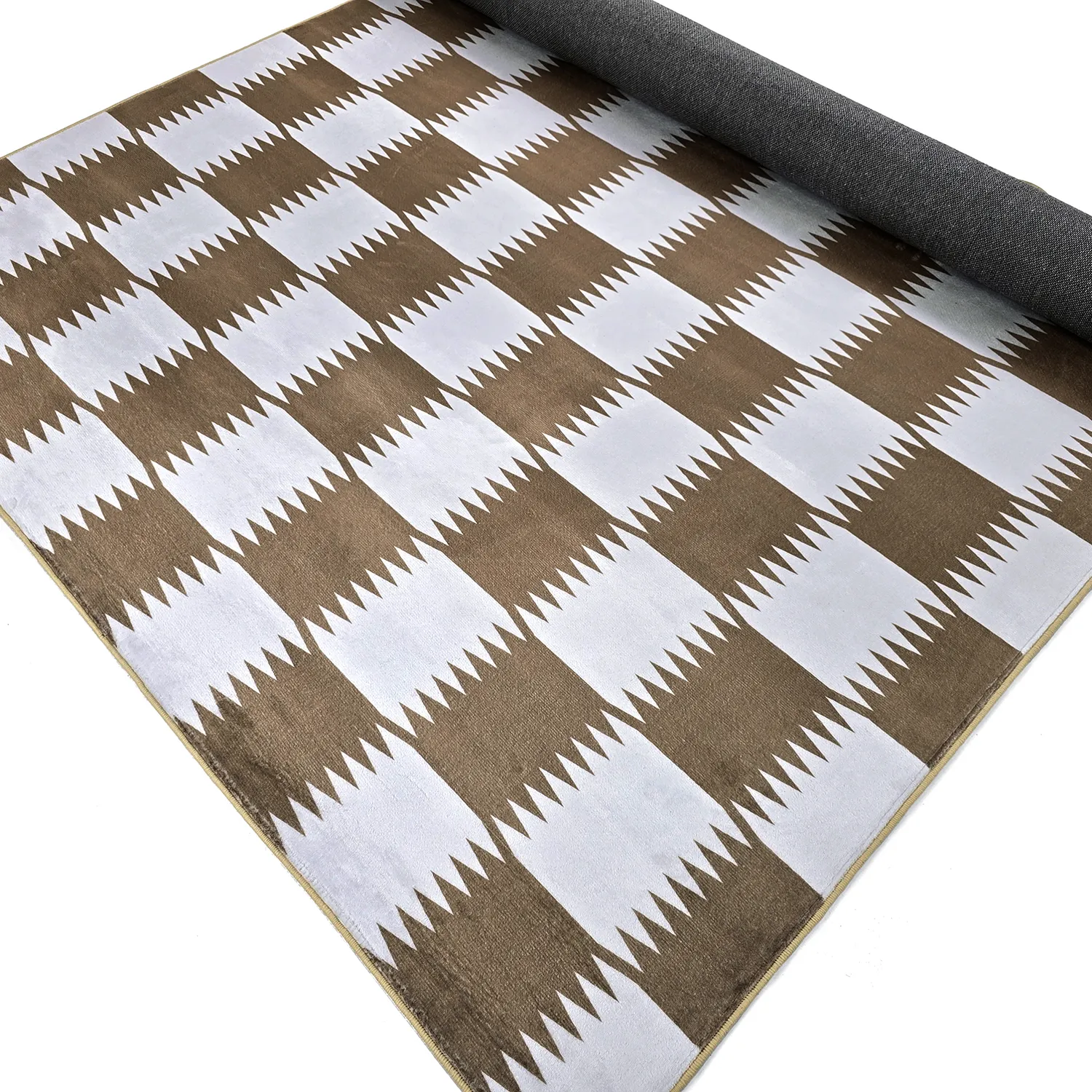 Alfombra Wilton - Gobi (marrón/blanco)