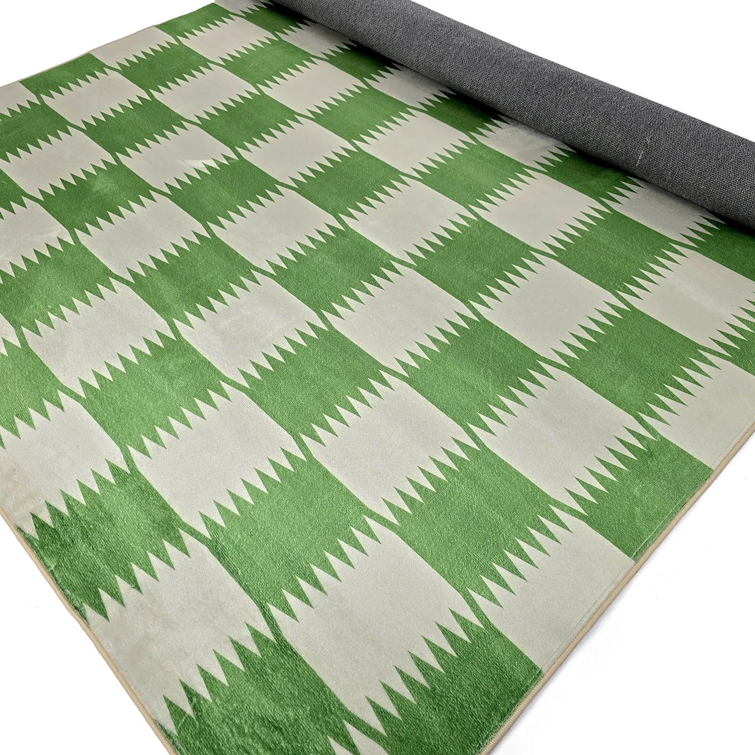 Alfombra Wilton - Gobi (verde/blanco)