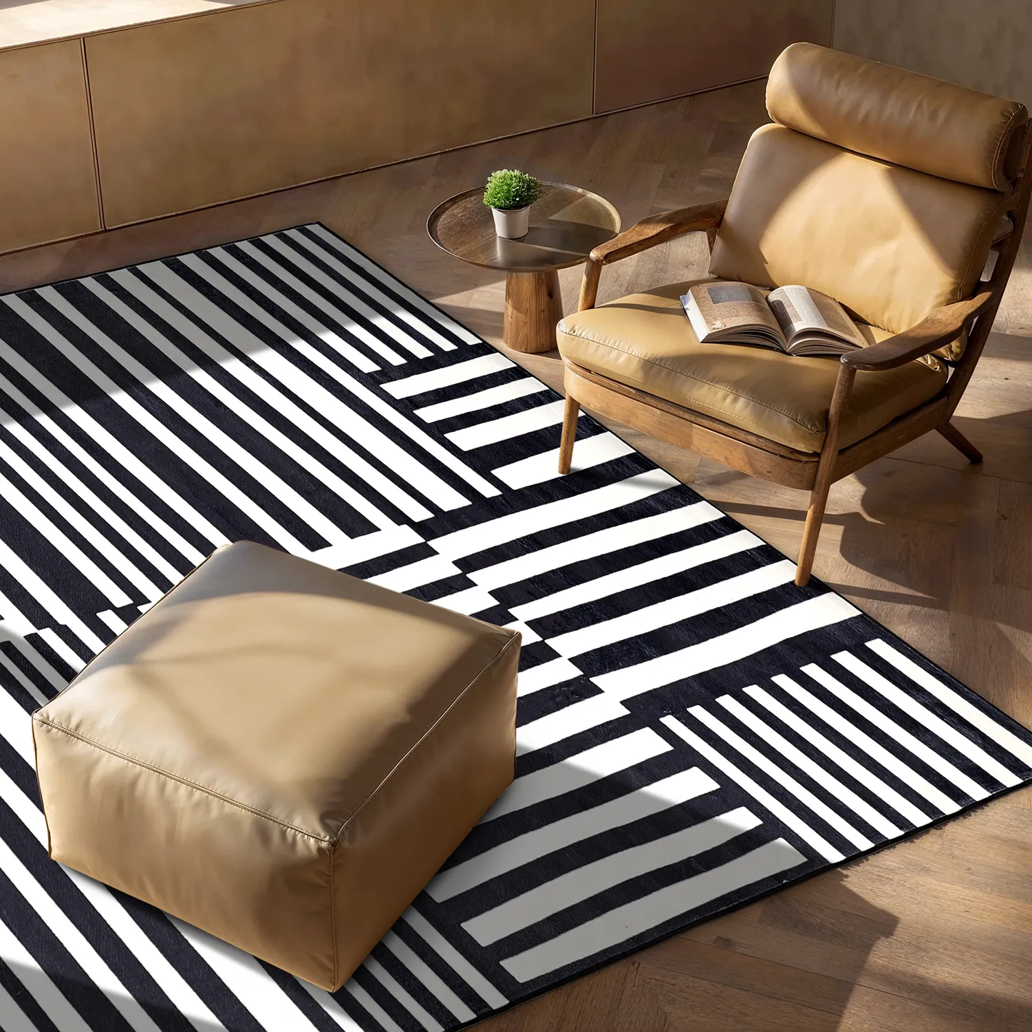 Alfombra Wilton - Joma (negro/blanco)