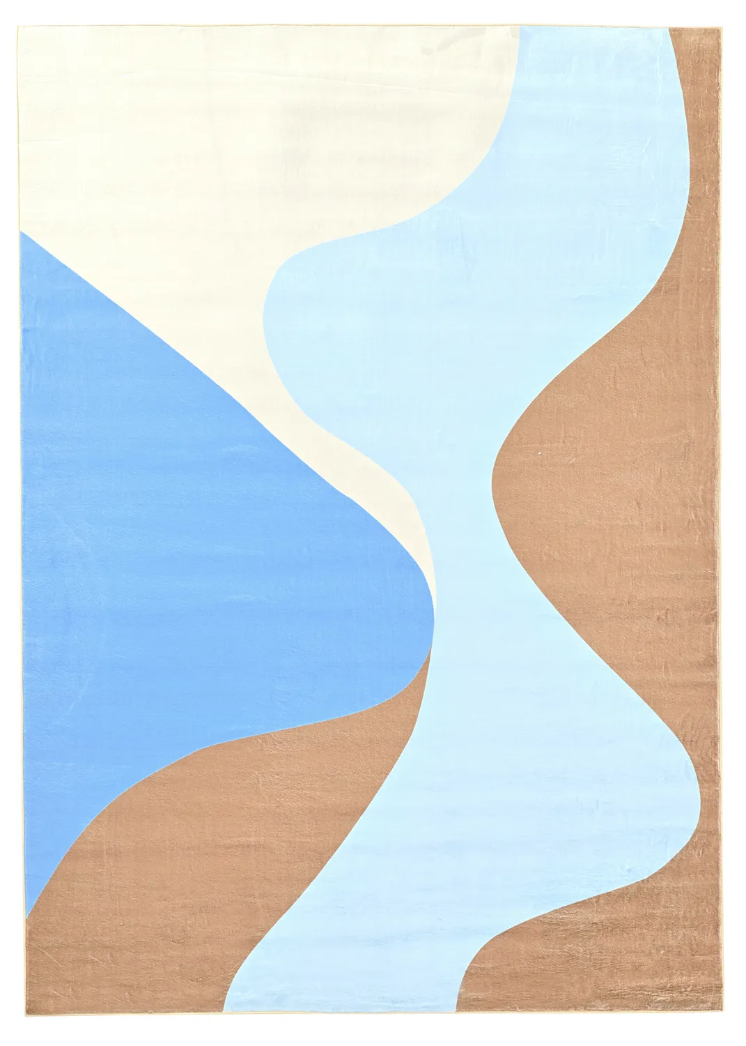 Alfombra Wilton - Leiden (azul/marrón)