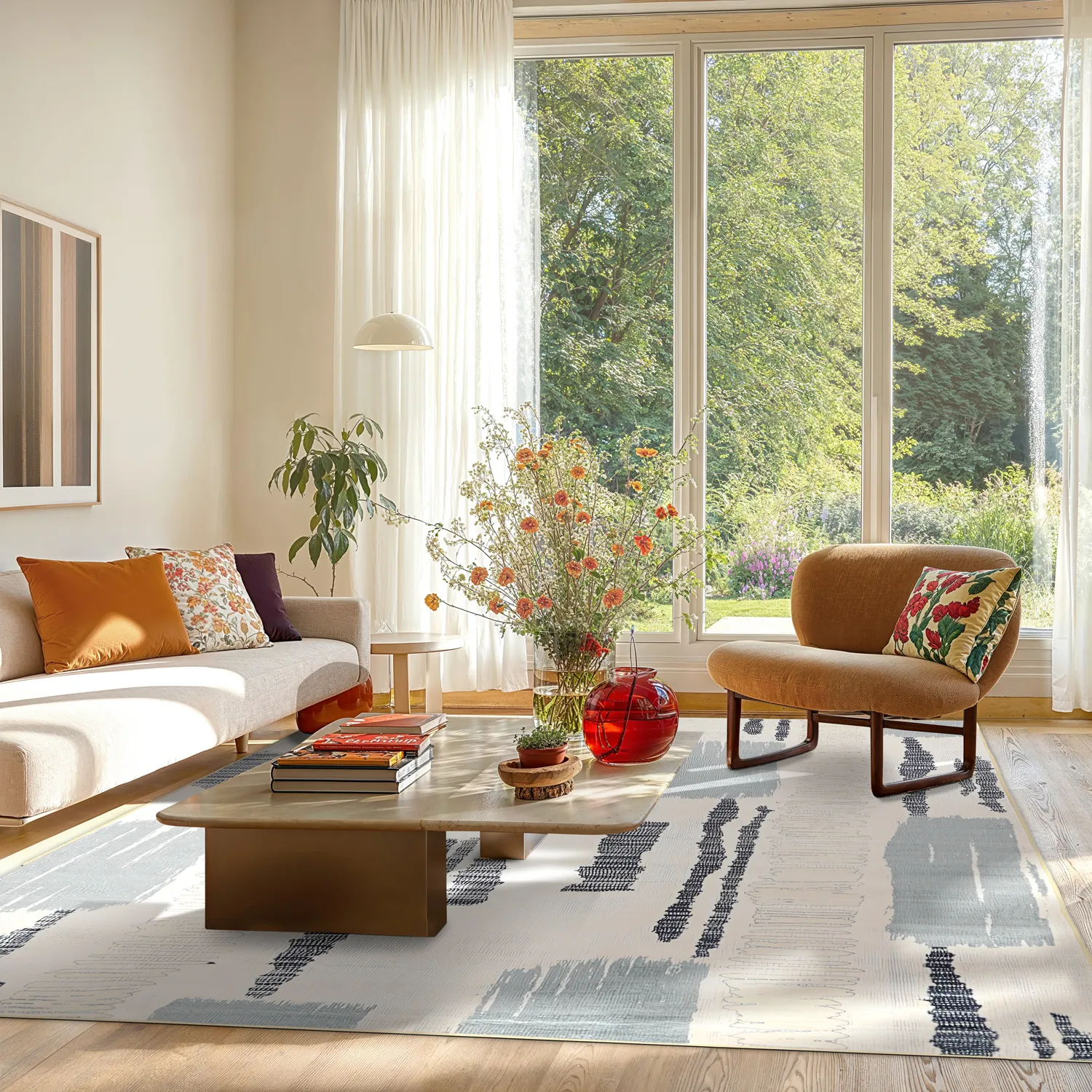 Alfombra Wilton - Lucerne (gris/multicolor)