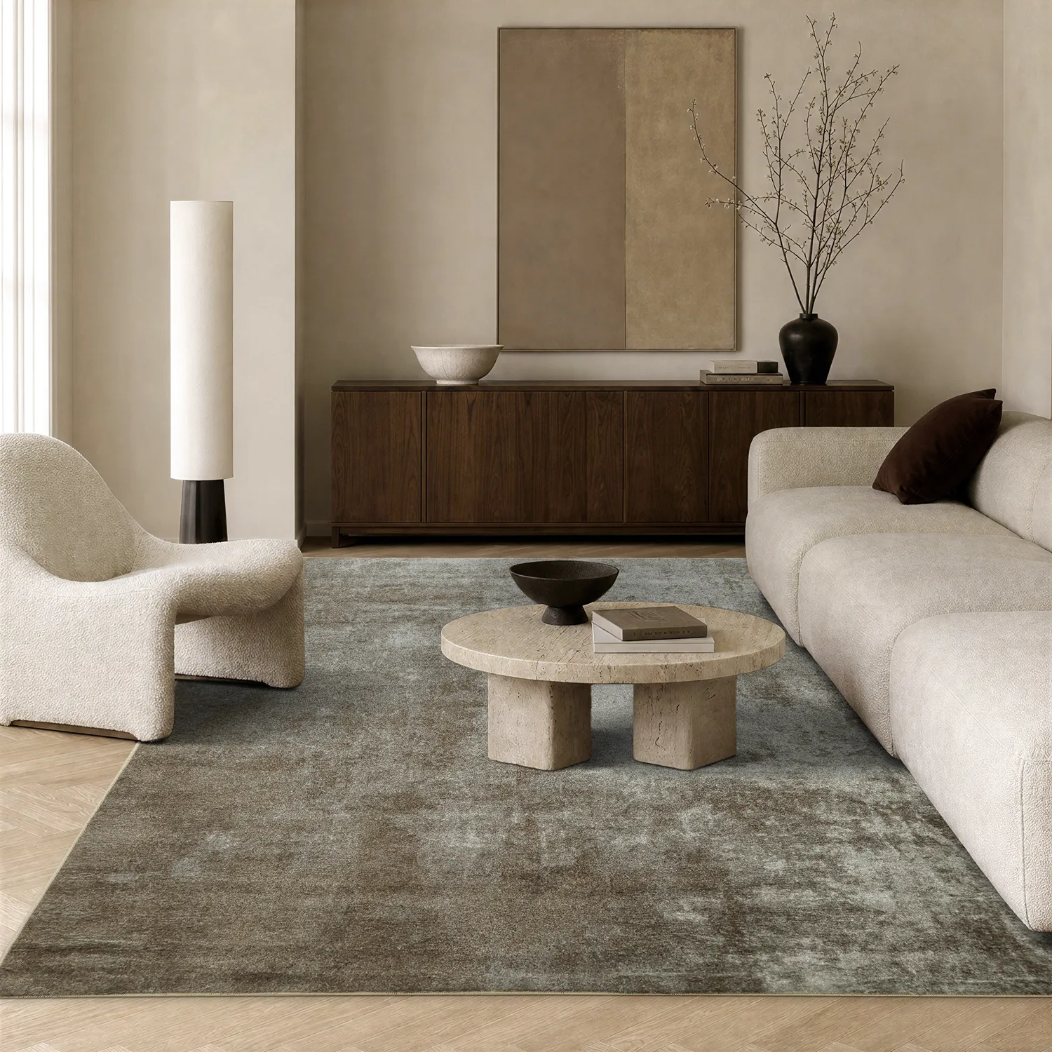 Alfombra Wilton - Lynton (marrón)