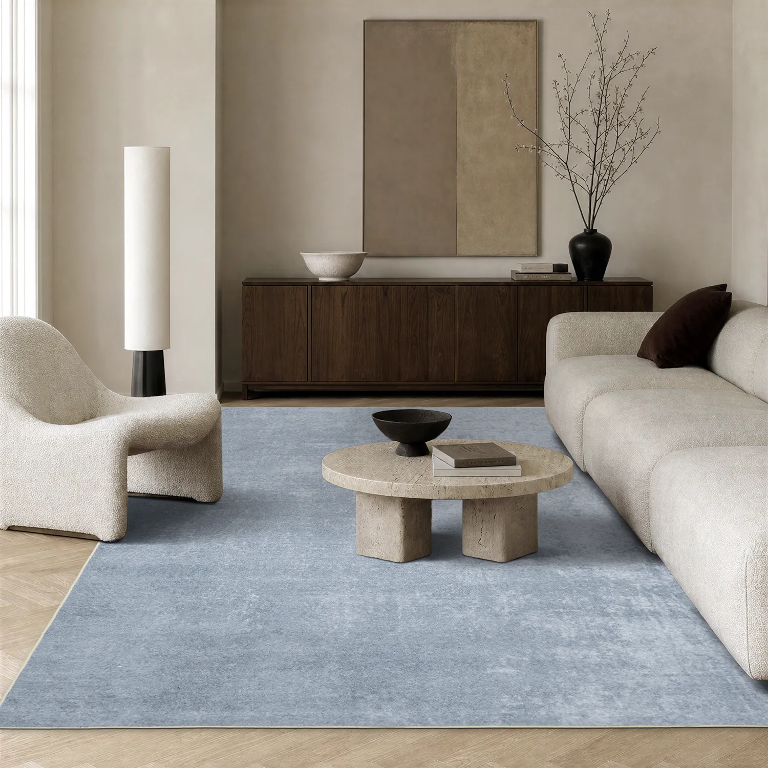 Alfombra Wilton - Lynton (gris claro)