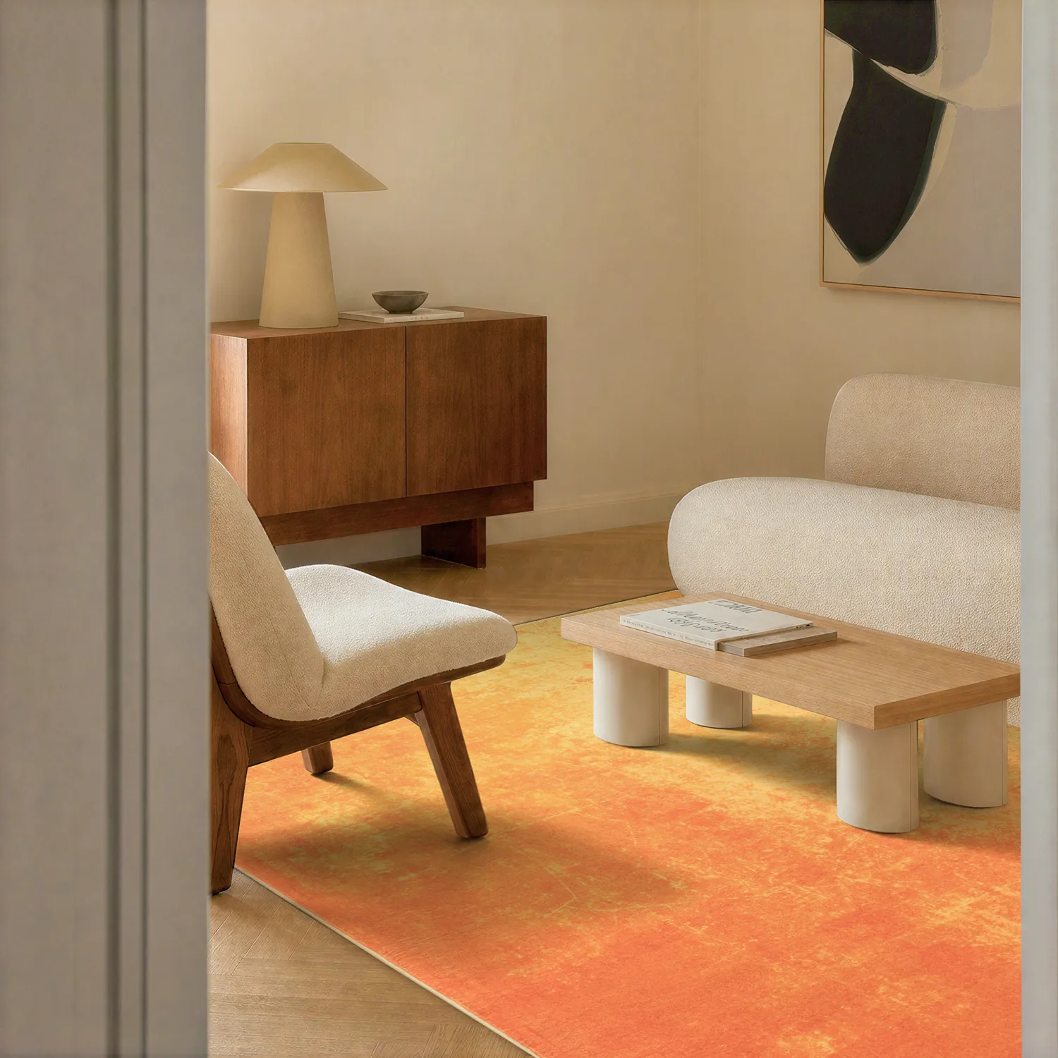 Alfombra Wilton - Lynton (naranja)