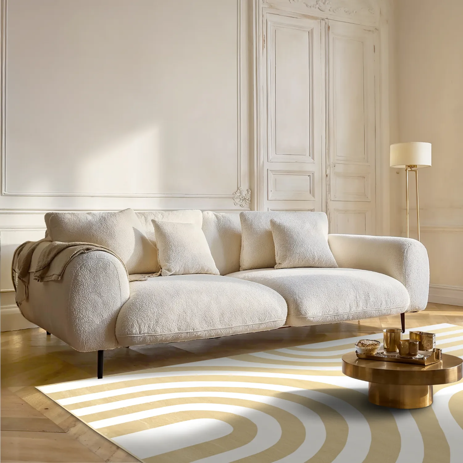 Alfombra Wilton - Obidos (beige/blanco)
