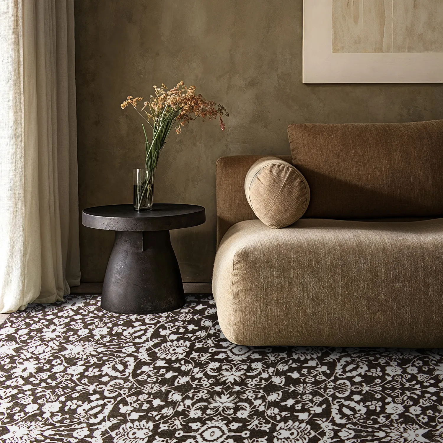 Alfombras de Interior/Exterior - Brussels Ocean (negro)