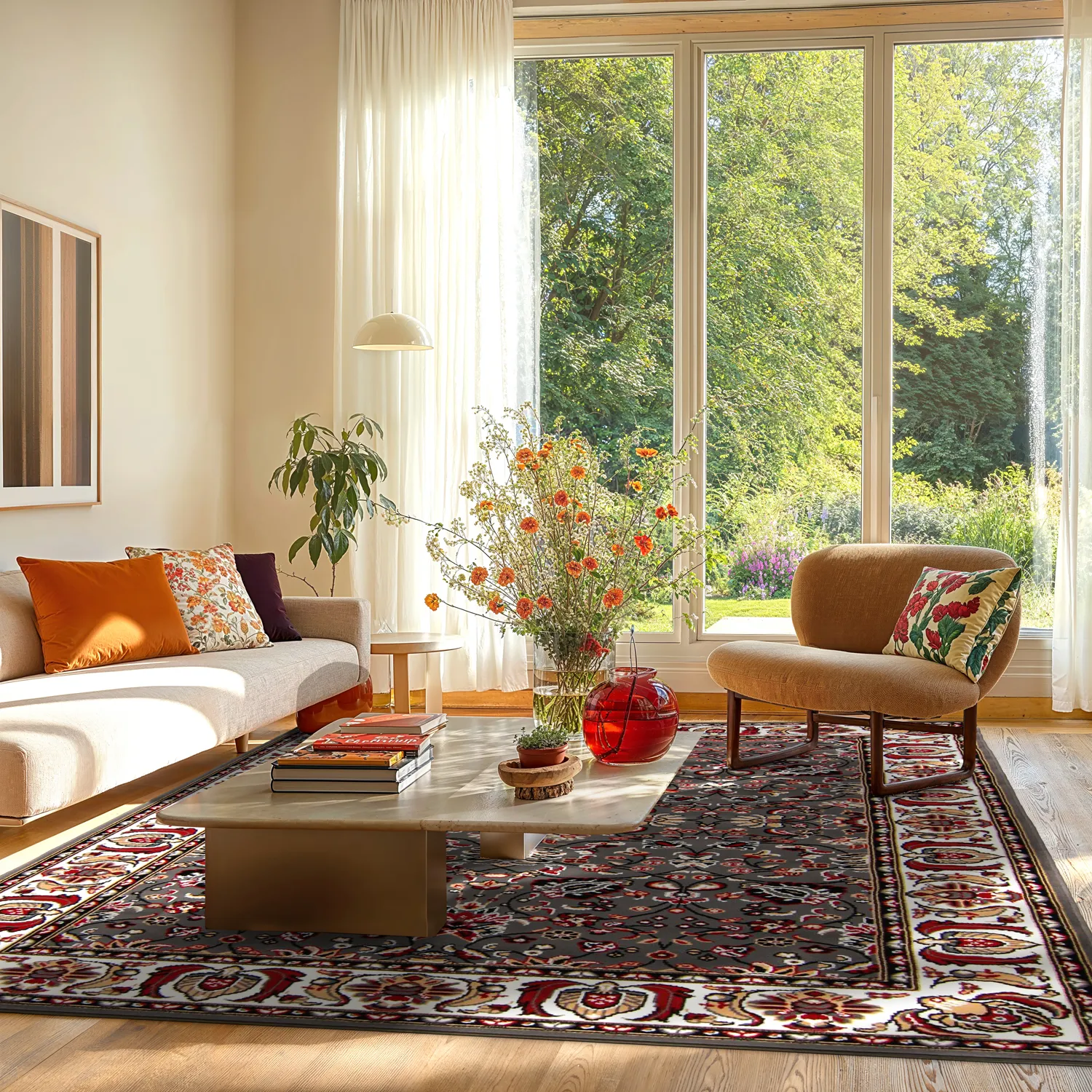 Alfombra Wilton - Peking Imperial (gris)