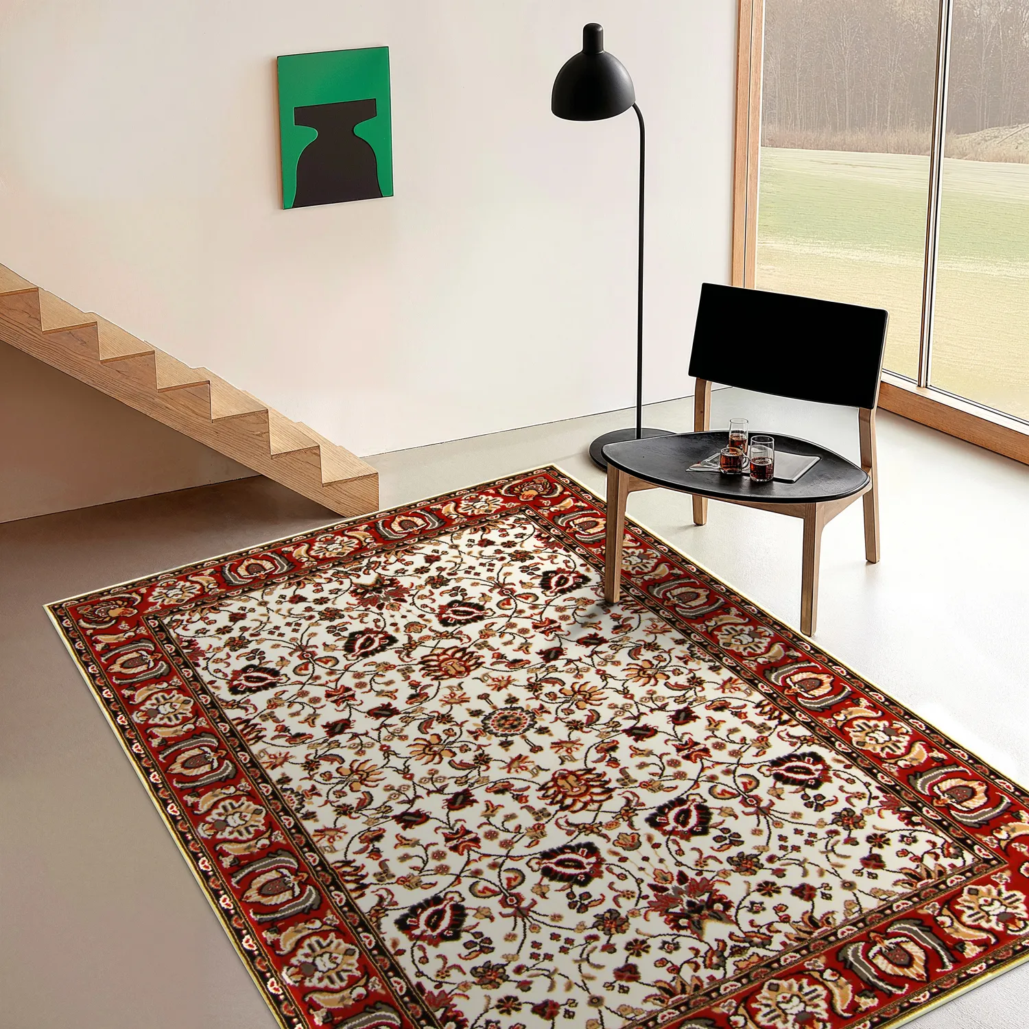 Alfombra Wilton - Peking Imperial (blanco)