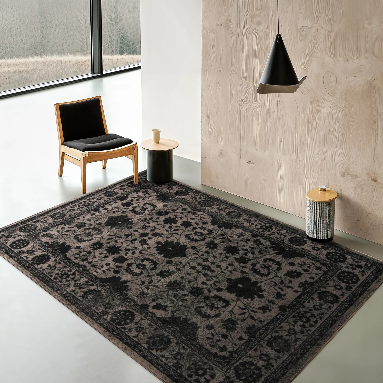 Alfombra Wilton - Peking Majestic (gris)
