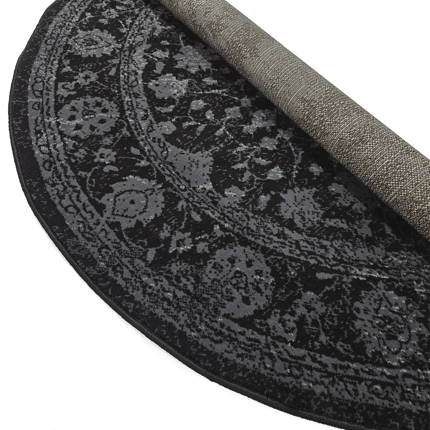 Alfombras redondeadas - Peking Majestic (negro)