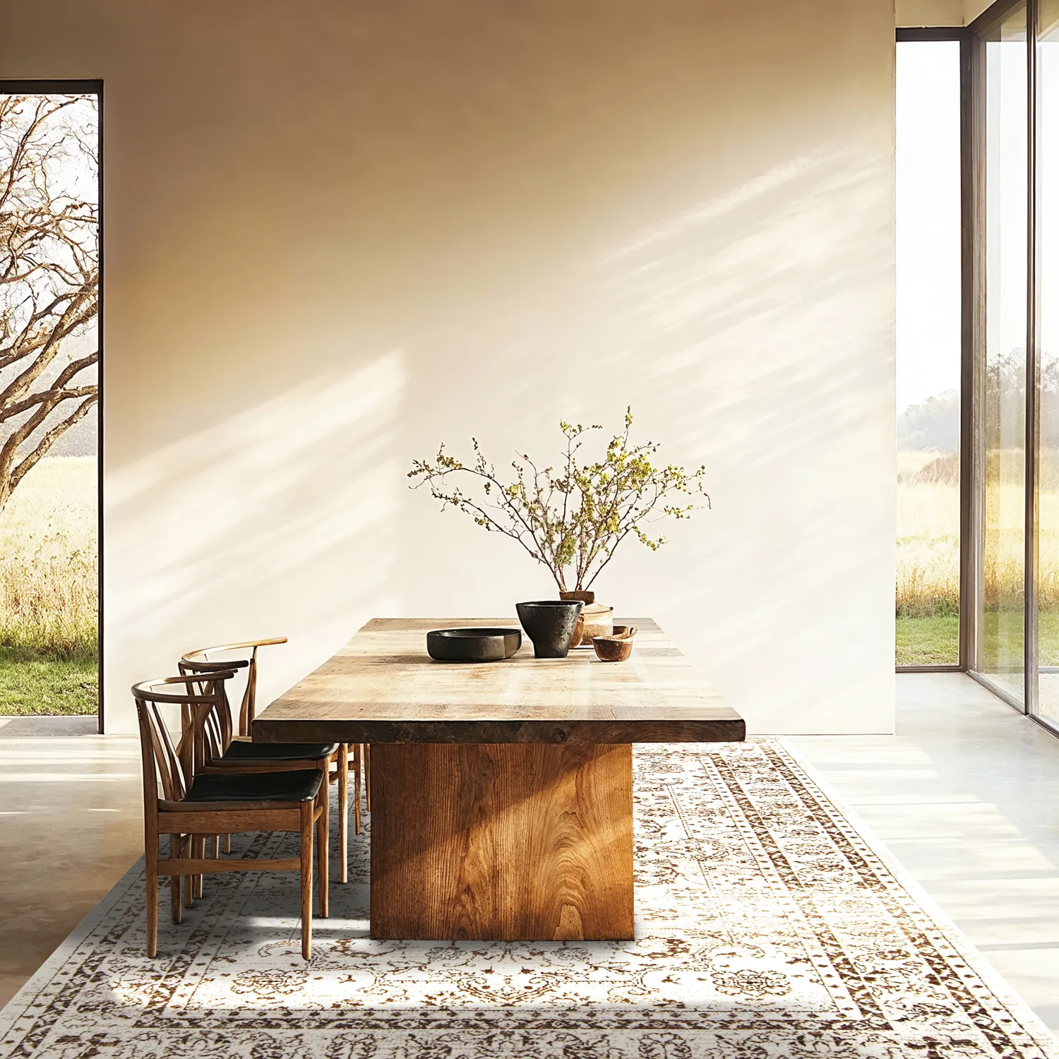 Alfombra Wilton - Peking Noble (blanco)